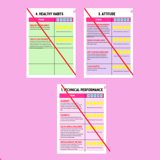 Dancer Evaluation Form