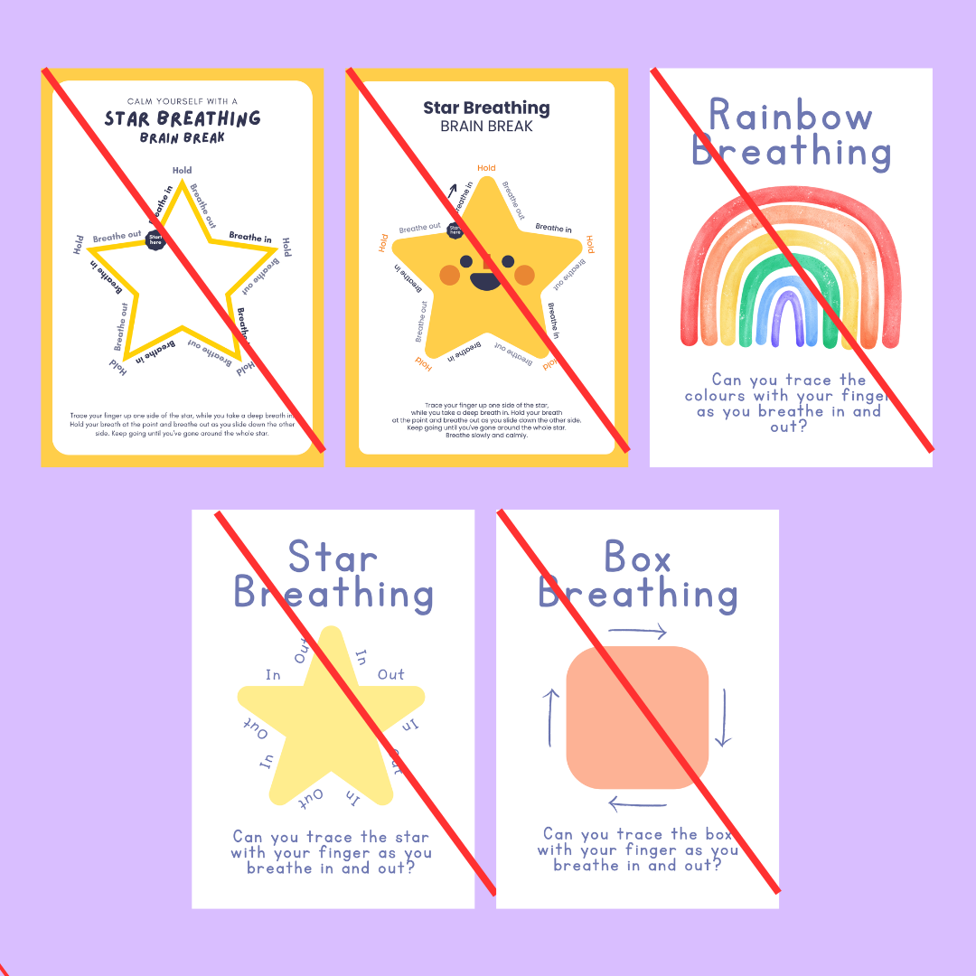 Breathe & Brain Routine Posters