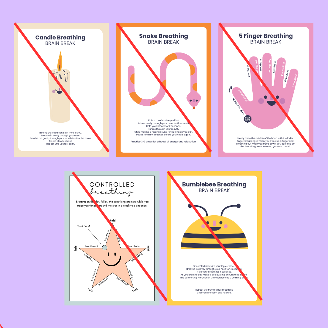 Breathe & Brain Routine Posters