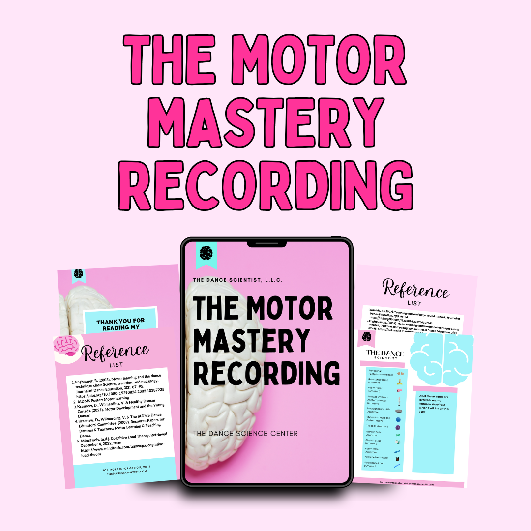 The Motor Mastery Recording