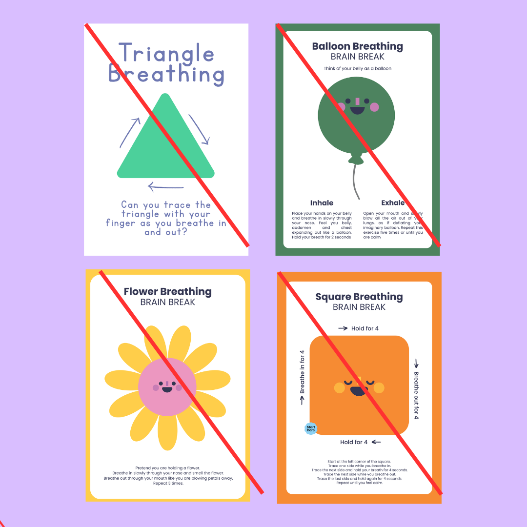 Breathe & Brain Routine Posters