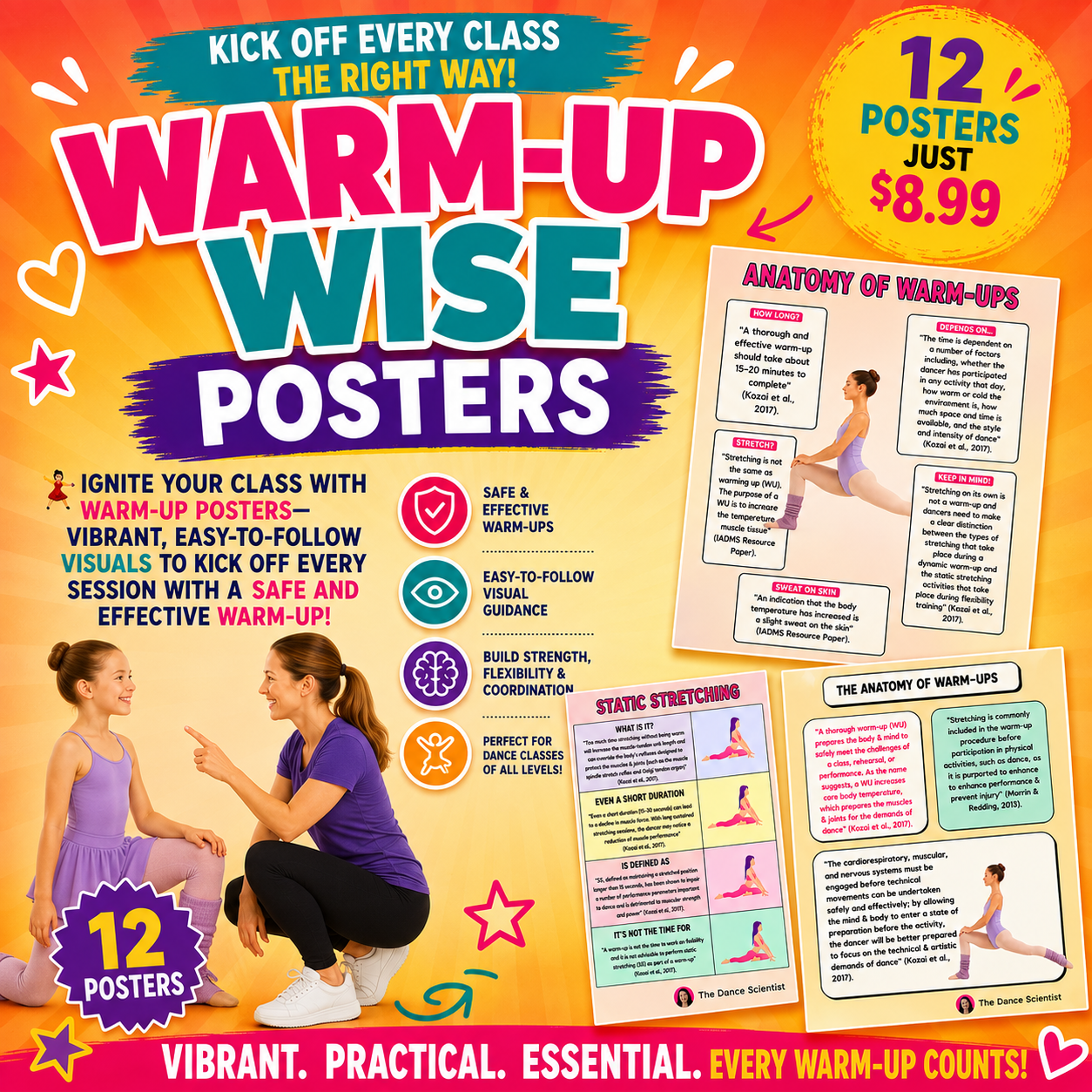 Warm-Up Wise Posters
