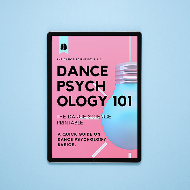 Dance Science Dance Psychology – The Dance Science Shop