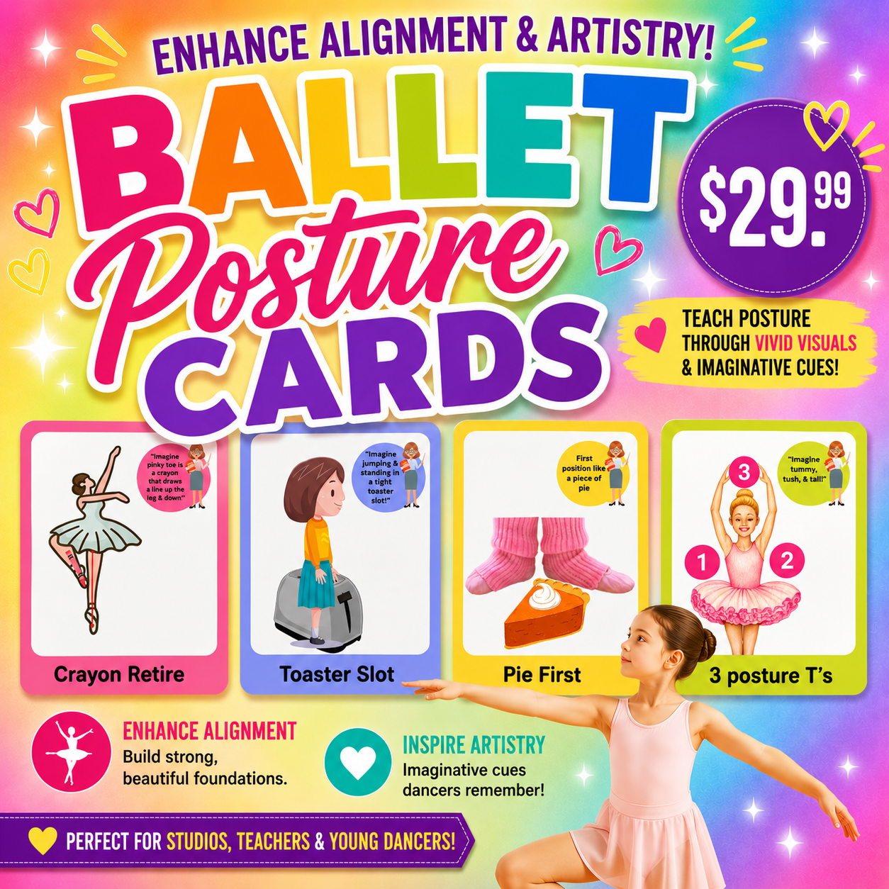 Ballet Posture Cards