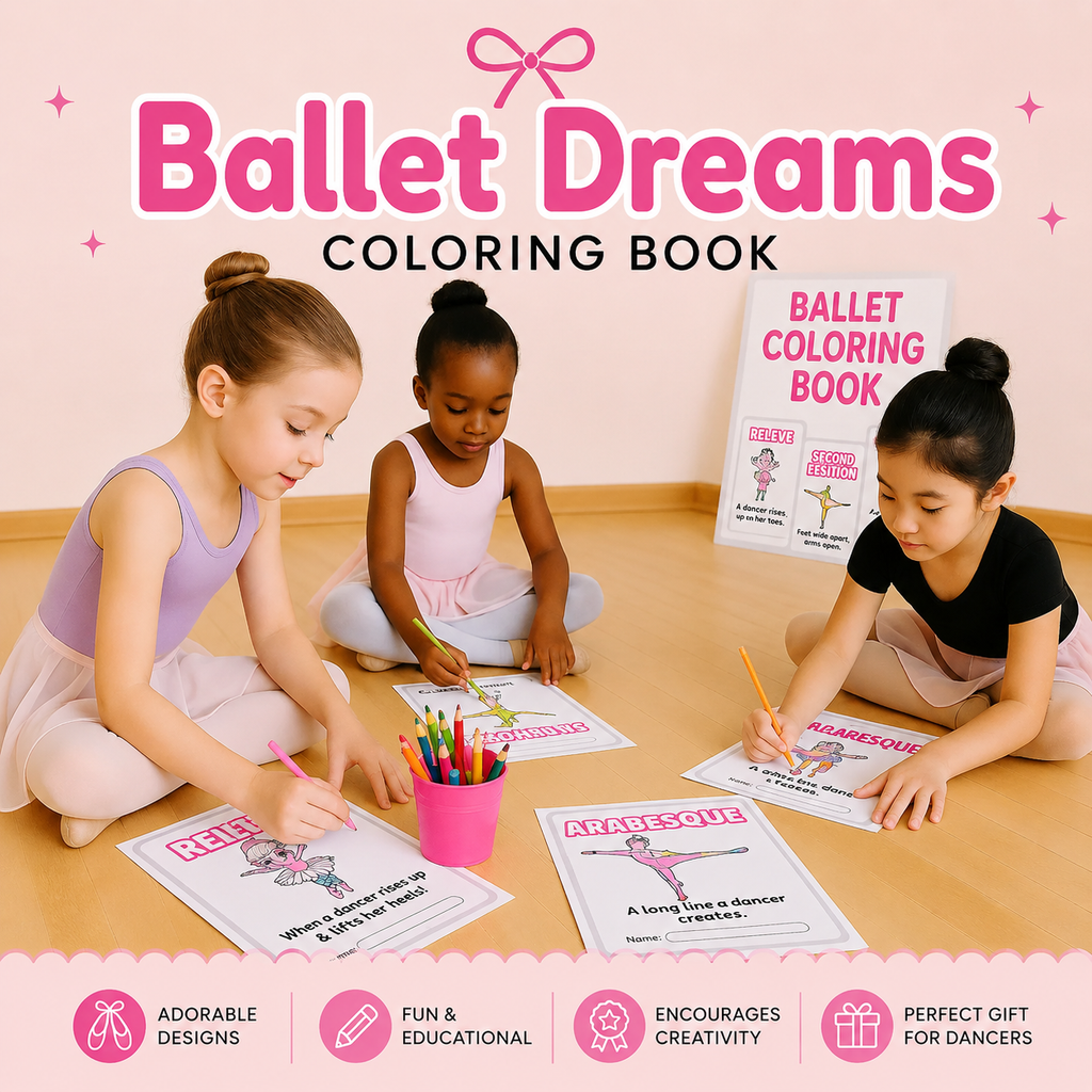 The Ballet Dreams Coloring Book