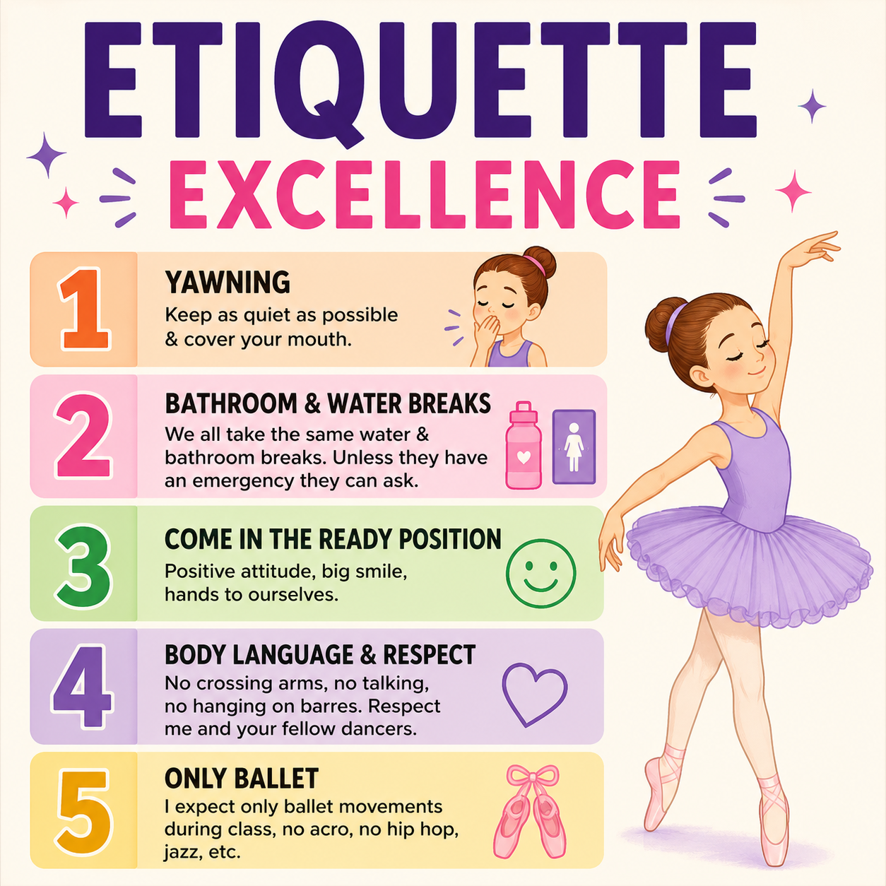Etiquette Excellence Posters