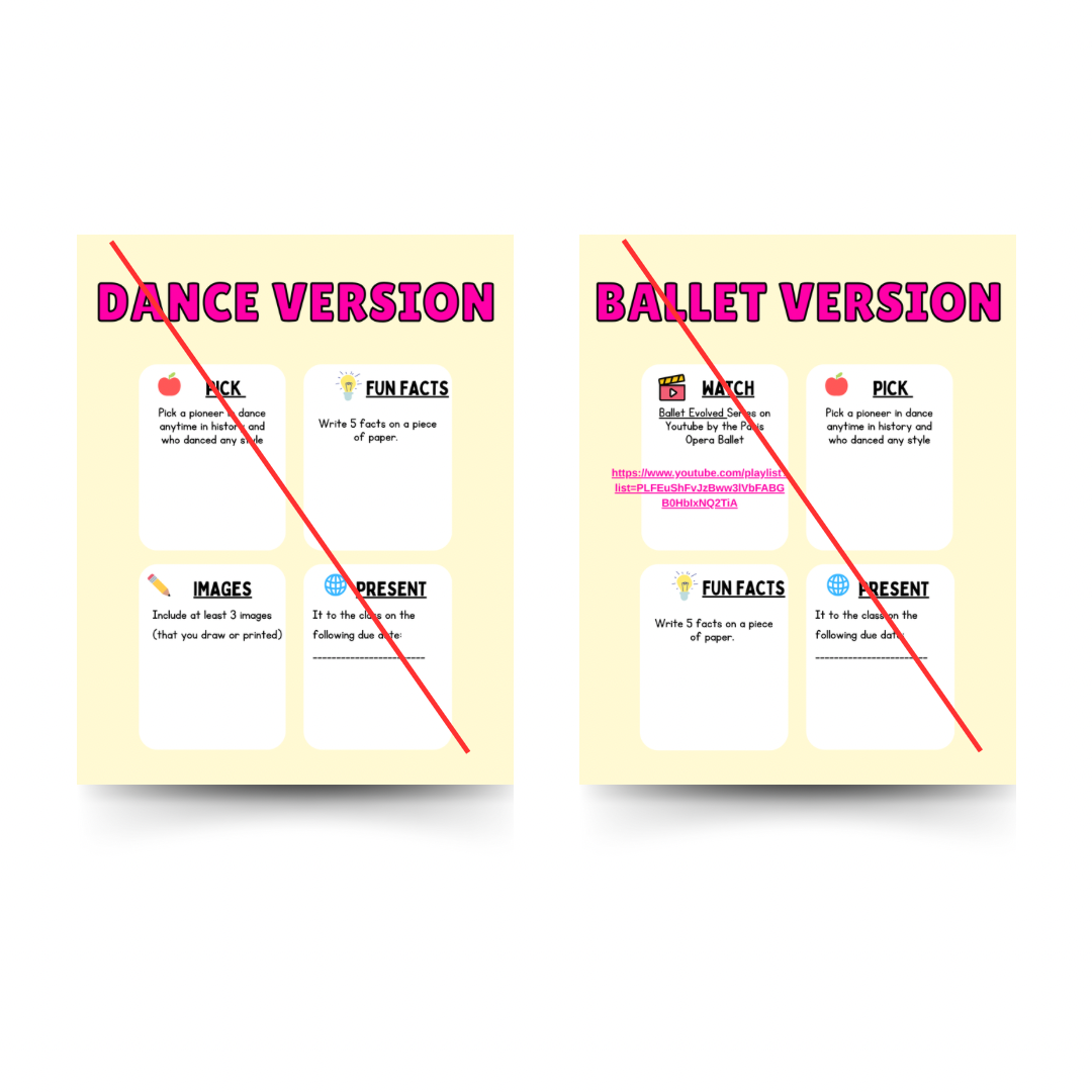 Dance History Assignment