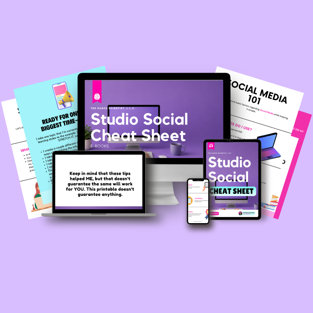 Studio Social Cheat Sheet